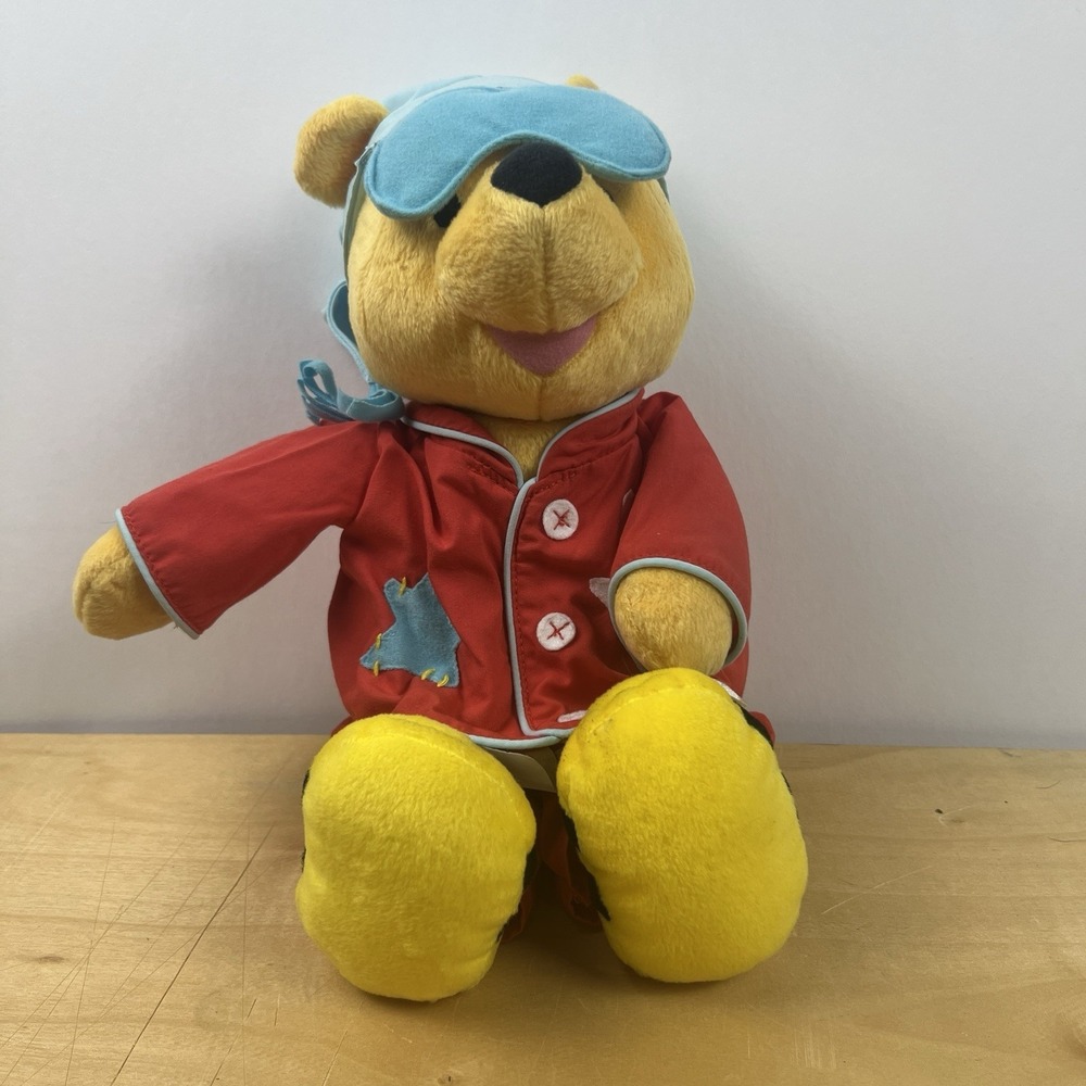 Fisher Price Disney Sing N Snore Winnie The Pooh Stuffed Animal Vintage Toy 2002